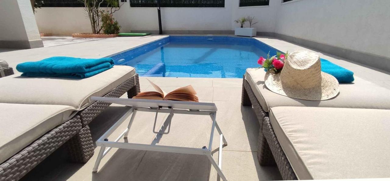Villa Casa Soleada Piscina Climatizada Y Privada Santiago De La Ribera Exterior foto