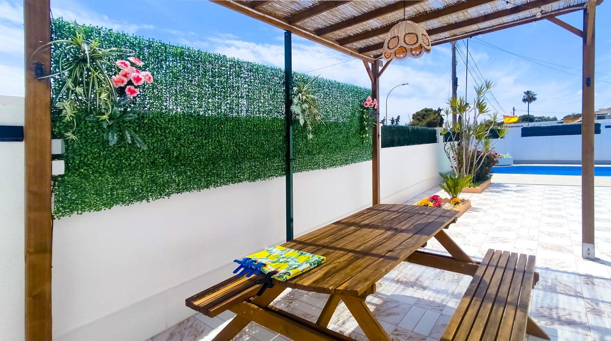 Villa Casa Soleada Piscina Climatizada Y Privada Santiago De La Ribera Exterior foto